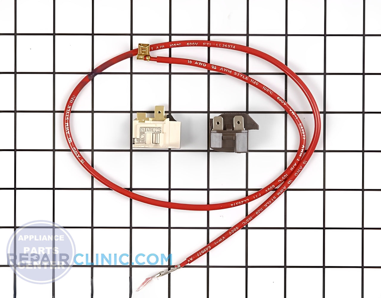 WHIRLPOOL REFRIGERATOR COMPRESSOR RELAY AND OVERLOAD START KIT 4387535 - Main view showing seamless operation for compatible models