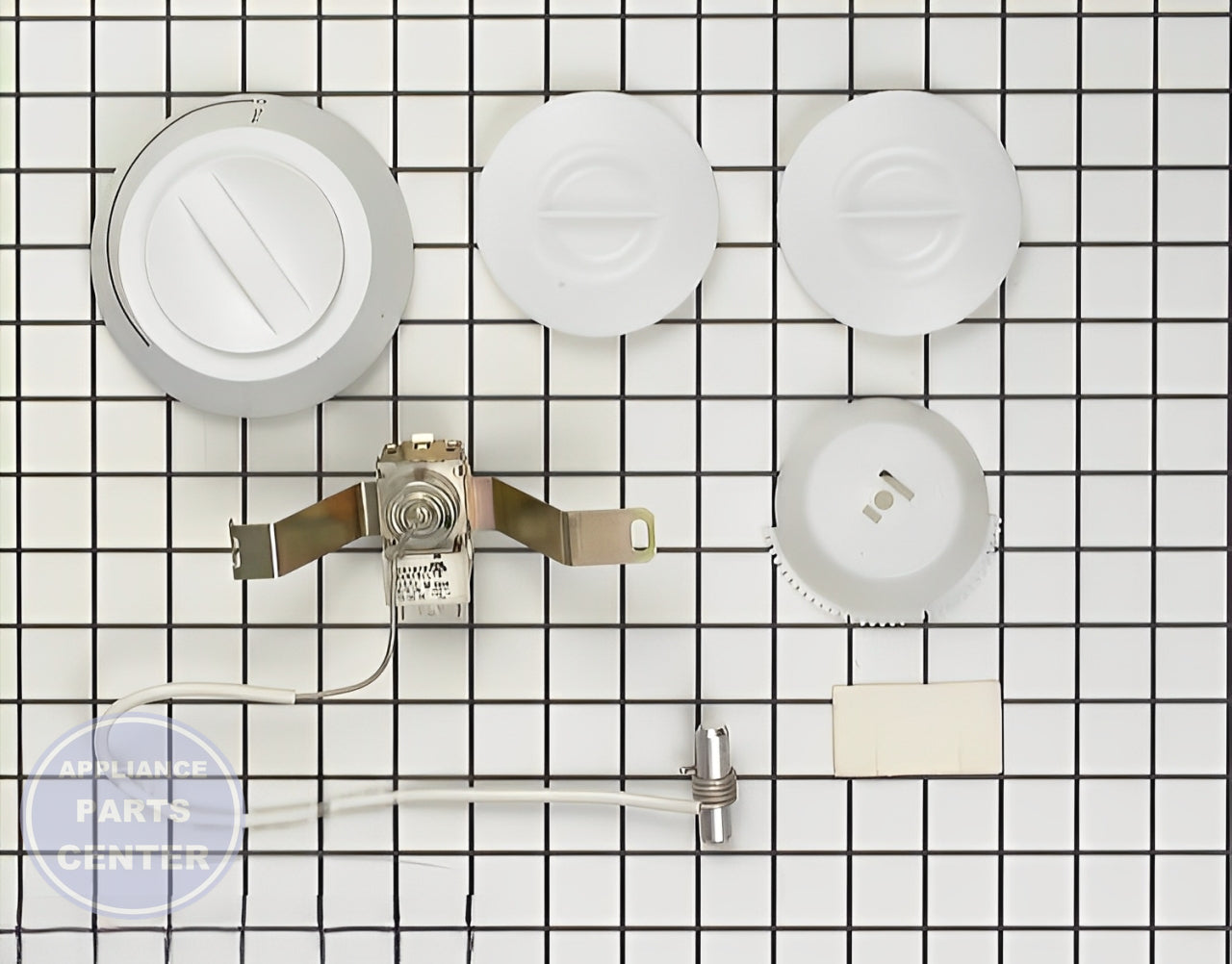 Whirlpool Temperature Control Thermostat 4387562 - Main view showing precise temperature control for Whirlpool KitchenAid models