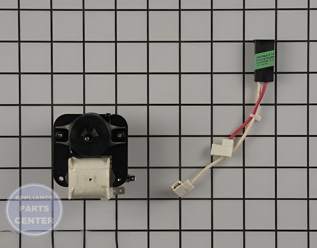 WHIRLPOOL REFRIGERATOR EVAPORATOR FAN MOTOR 4389144 - Main view showing efficient airflow for various models