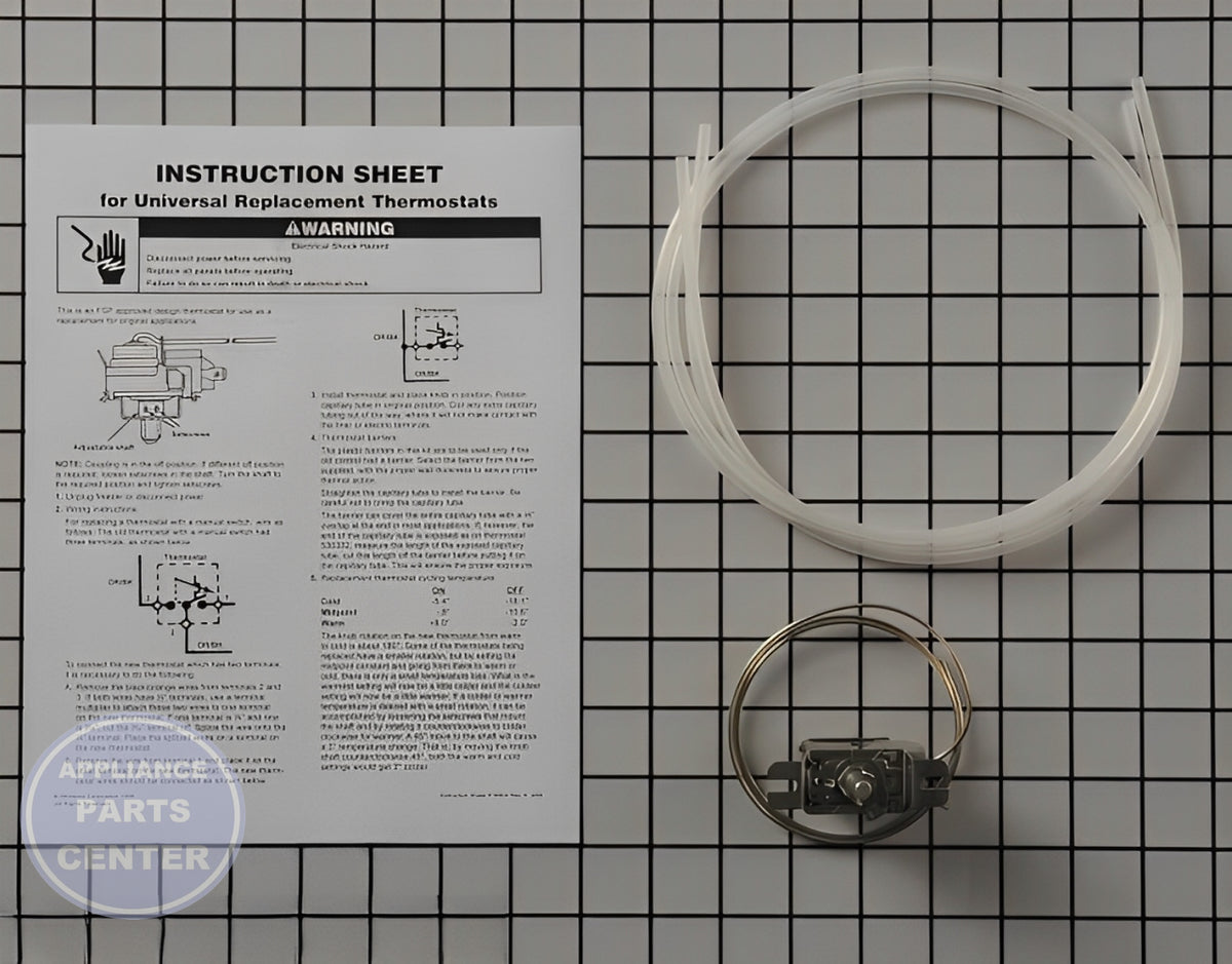 Whirlpool Temperature Control Thermostat 4389248 - Main view showing precise temperature control for Whirlpool and Kenmore models