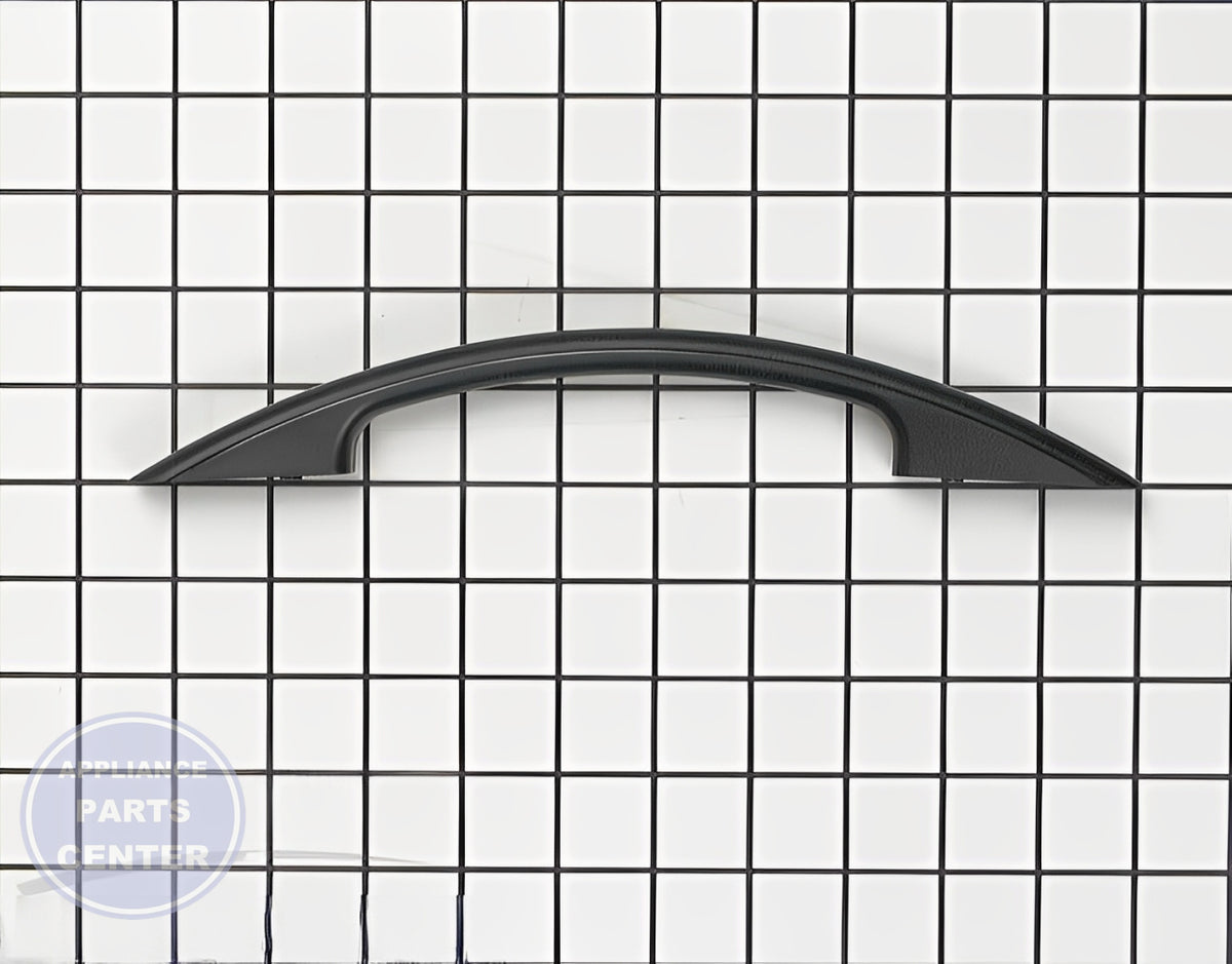 Whirlpool Door Handle 4393782 - Main view showing ergonomic grip for Whirlpool, Kenmore, Roper, and Estate models