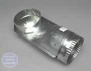 WPL DRYER OFFSET ELBOW, LNDR 4396004 - Main view showing efficient airflow for WPL Dryer models
