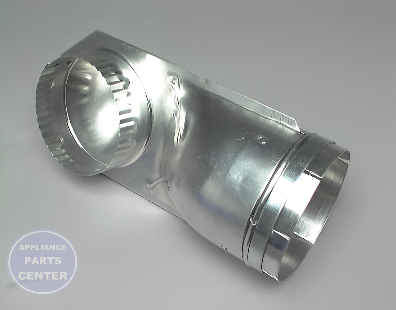 WHIRLPOOL DRYER 4" OFFSET ALUMINUM ELBOW - Main view showing efficient ventilation for WPL models