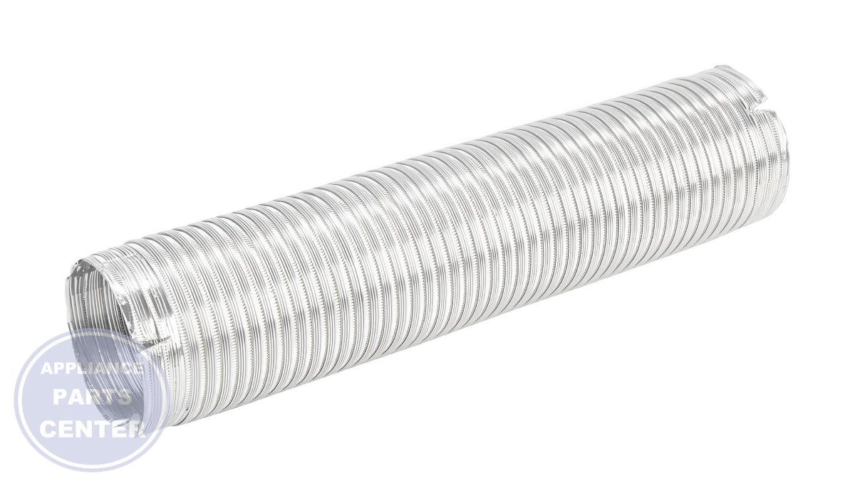 WHIRLPOOL DRYER 5 FOOT 4 INCH HEAVY DUTY RIGID DUCTING - Side view with 5'4" length