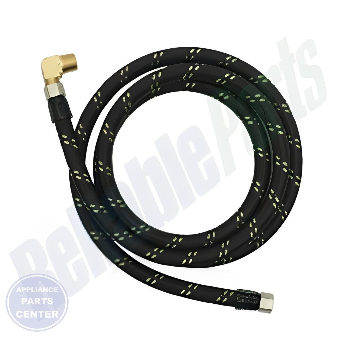 WHIRLPOOL DISHWASHER FILL HOSE 4396897RW - Detailed view of standard length and connectors