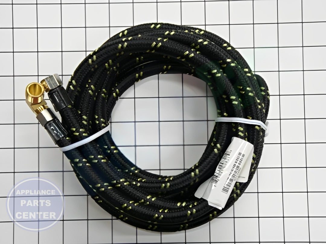 WHIRLPOOL DISHWASHER FILL HOSE 4396897RW - Side view with durable construction