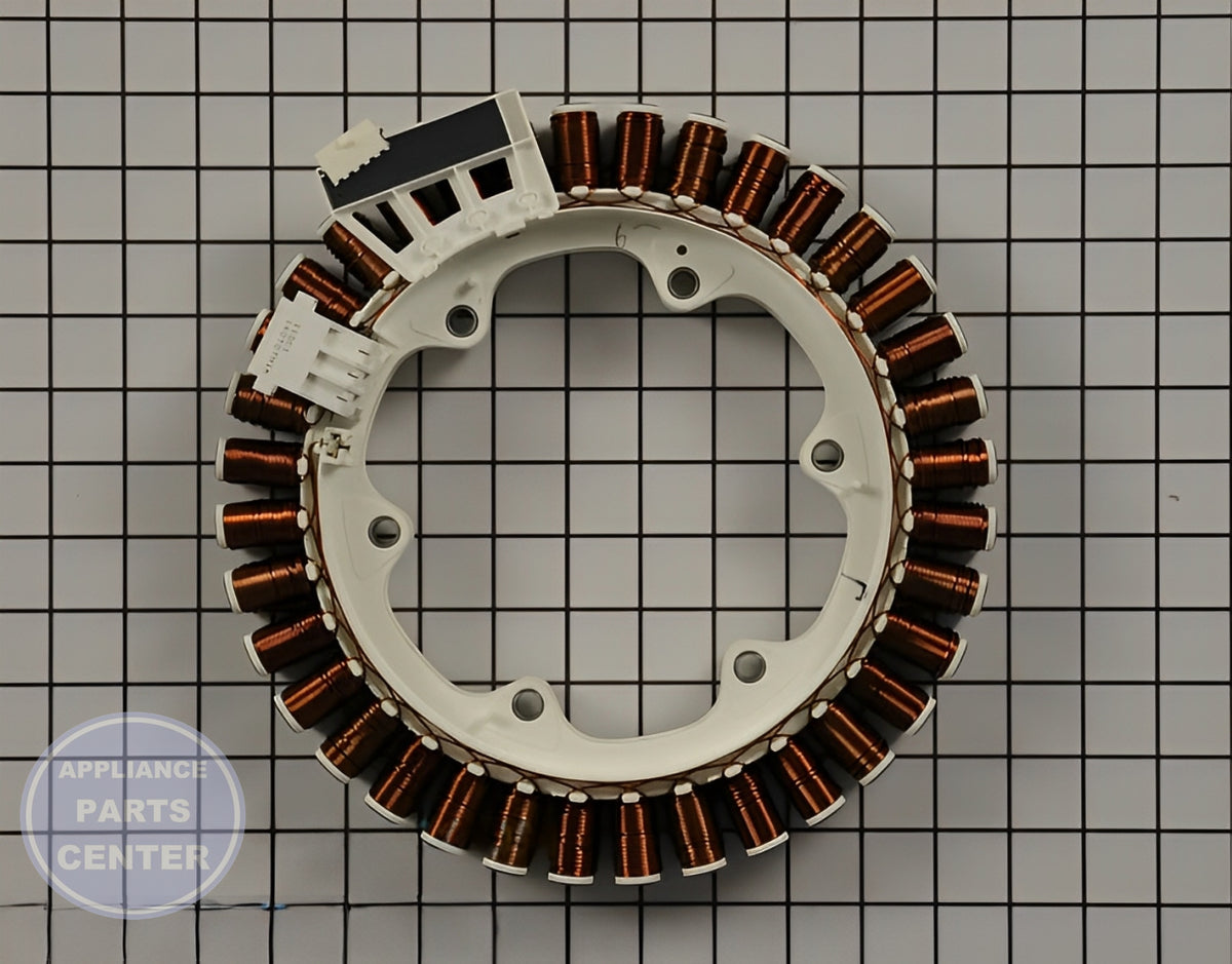 LG ASSEMBLY STATOR 4417EA1002W - Detailed view of energy-efficient motor specifications