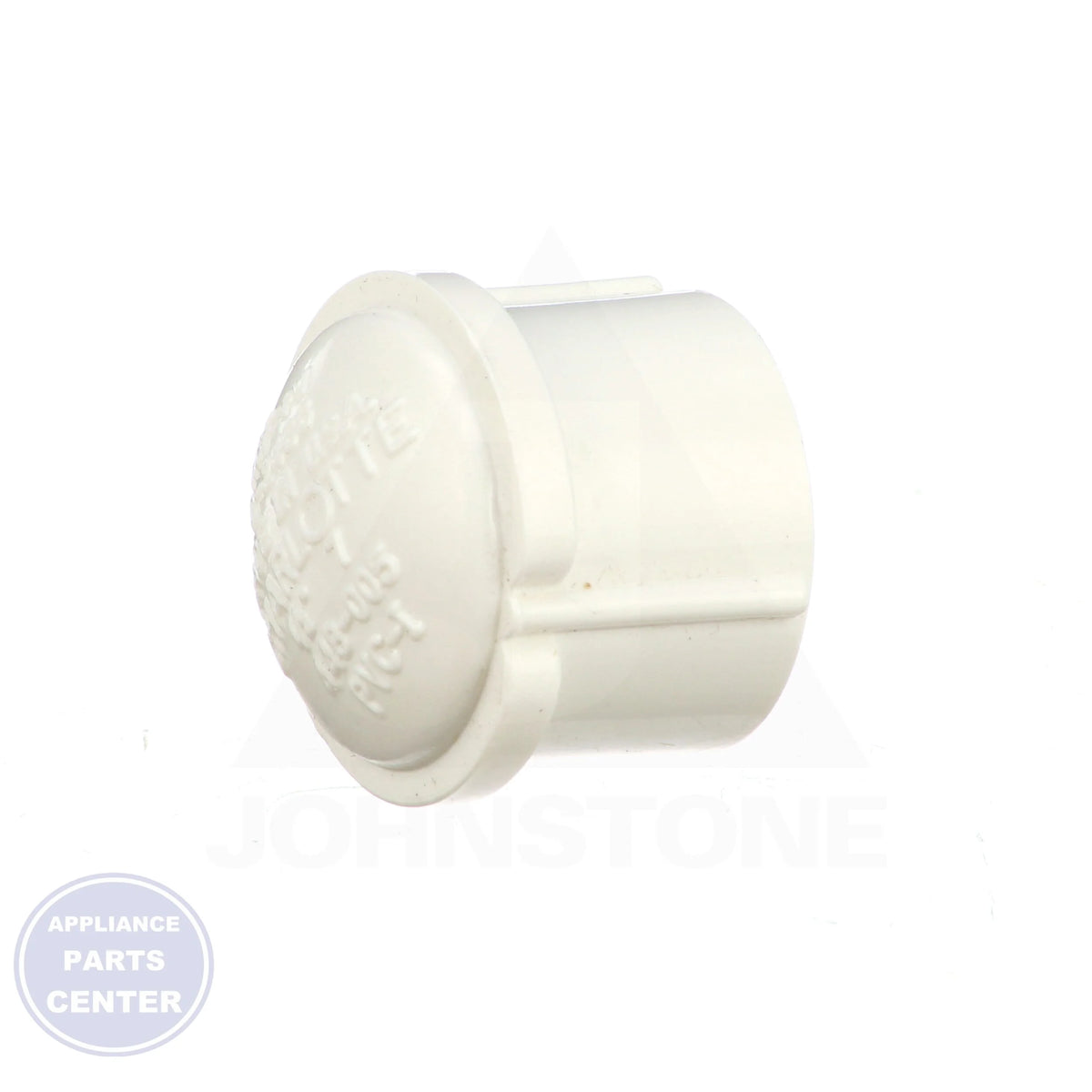 1/2 PVC FPT Cap 448-005 - Detailed view of SCH 40 PVC material