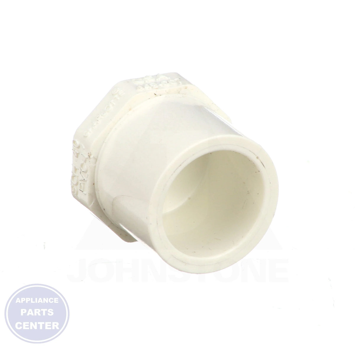 3/4 PVC Spigot Plug 449-007 - Detailed view of solvent-weld connection details