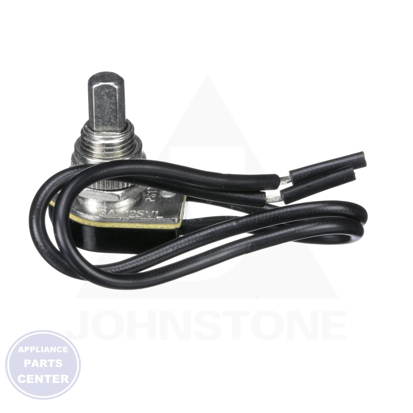 On-Off Push-Push Switch 449NP-BOX - Side view with 3A @ 125VAC rating