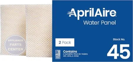 Aprilaire Water Panel 2 Pack 45 - Main view showing optimal moisture absorption for Aprilaire Model 400