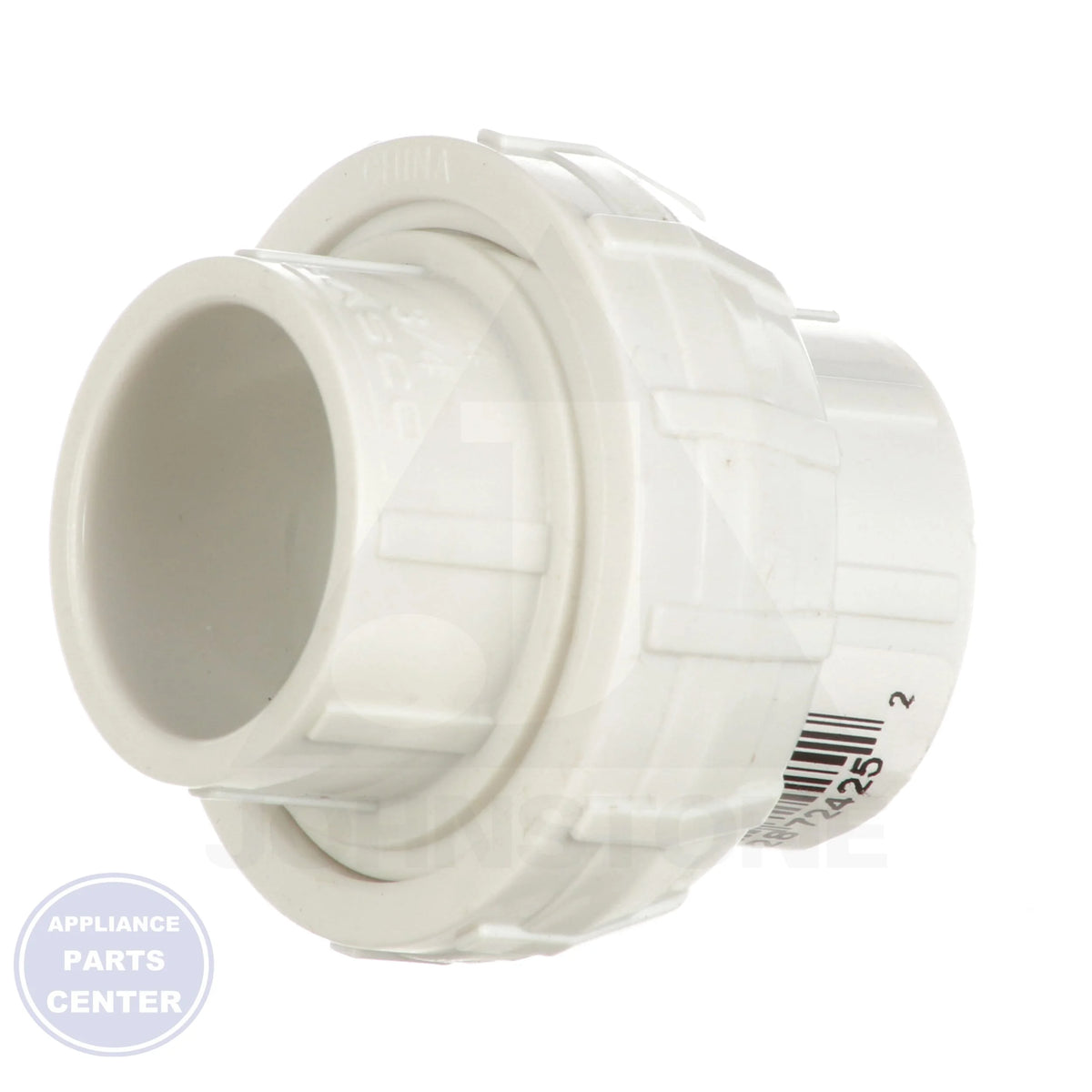 3/4 x 3/4 PVC SLIPxSLIP Union 457-007 - Side view with 3/4-inch measurements