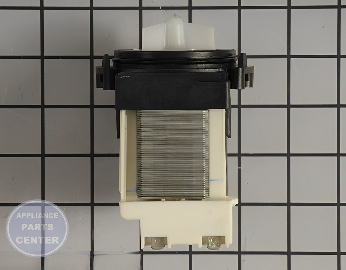 LG Washer Drain Pump and Motor 4681EA2001T - Side view with 500 gallons per hour flow rate
