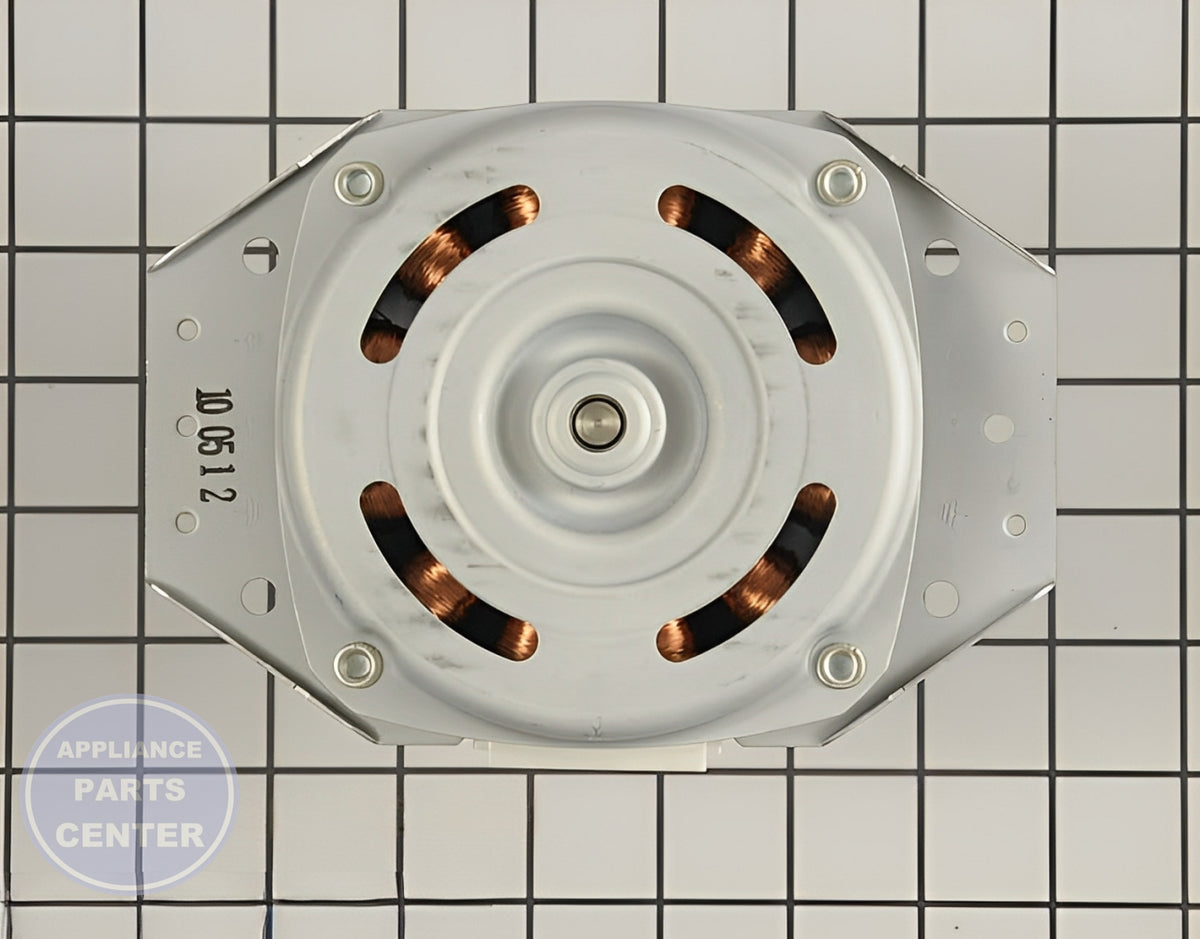 LG DISHWASHER CIRCULATION PUMP AND MOTOR ASSEMBLY 4681ED1004B - Side view with efficient water circulation specs