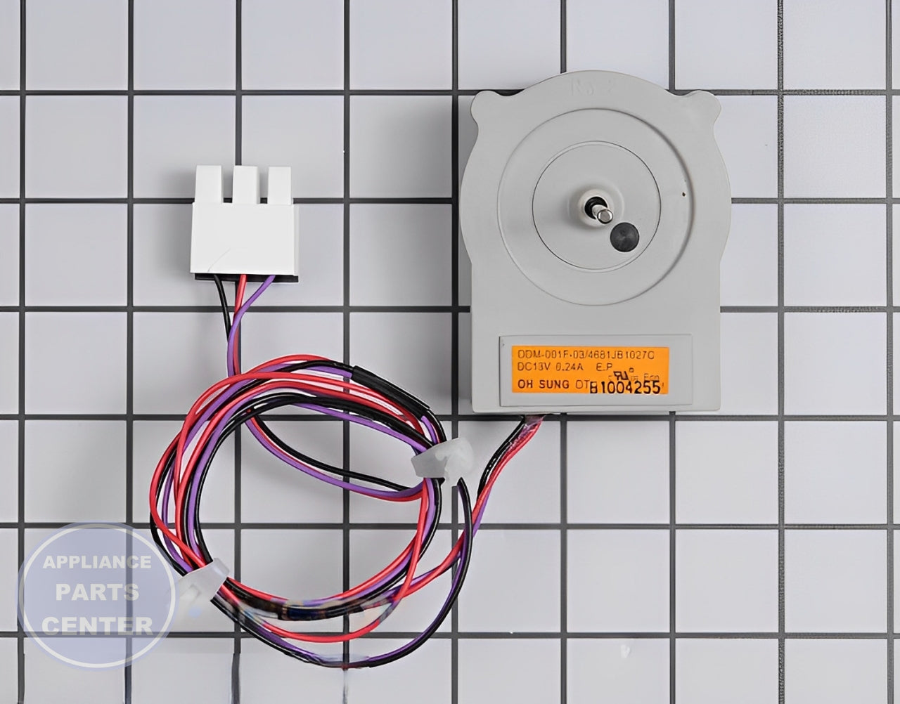 LGE SUPCO EVAPORATOR FAN MOTOR 4681JB1027C - Main view showing efficient airflow for LGE models