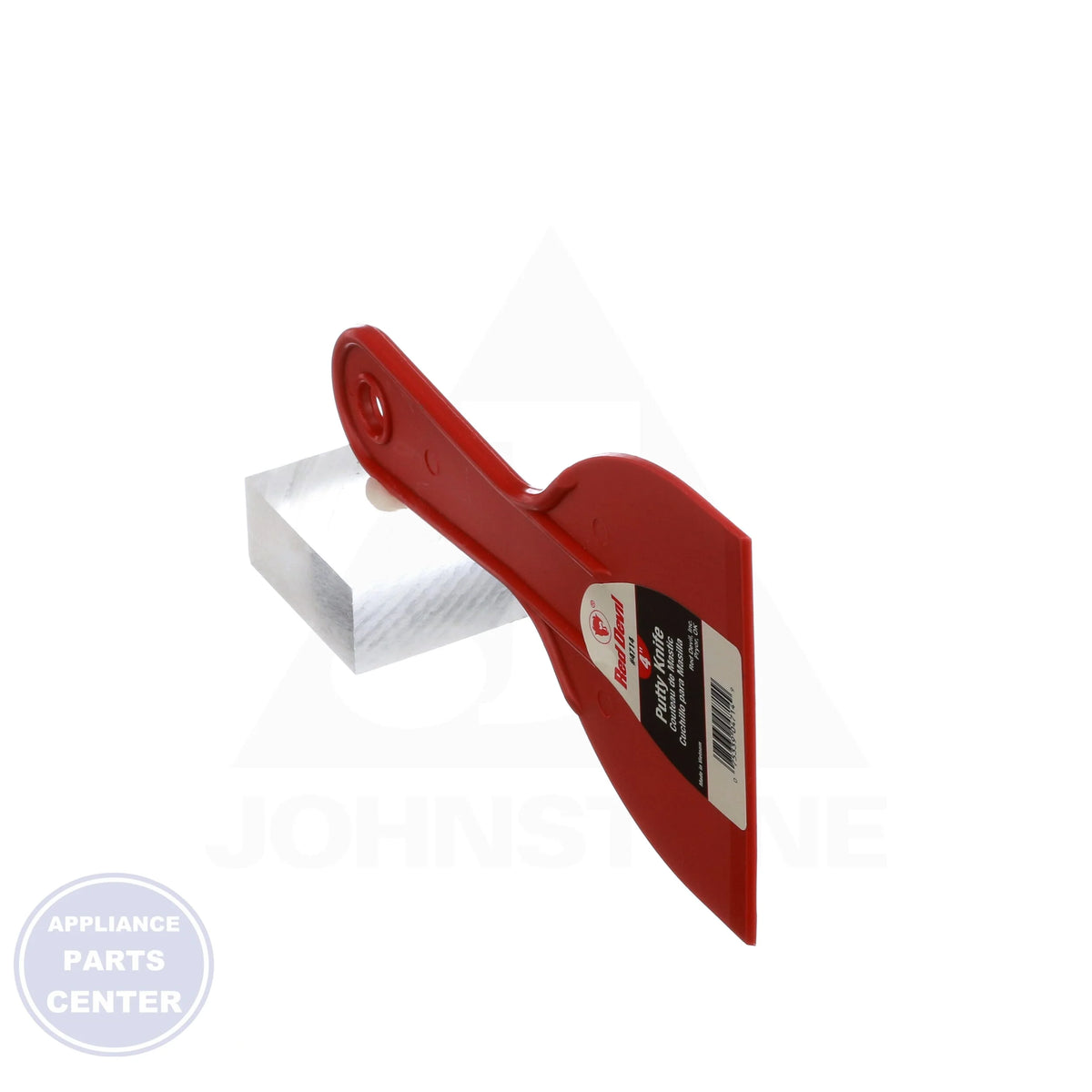 4" Disposable Putty knife - Detailed view of high-quality plastic material