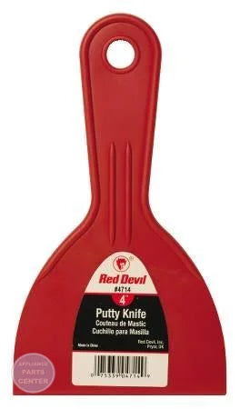 [Brand] 4" Disposable Putty knife - Main view showing smooth putty spreading for [specific models]