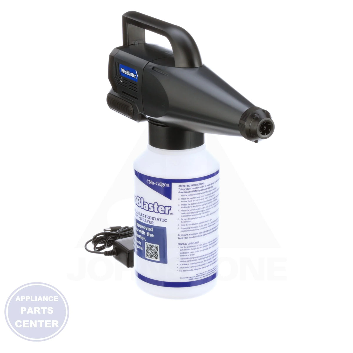 ViroBlaster™ Portable Electrostatic Mist Sprayer 4780-0 - Detailed view of 16 feet static coverage