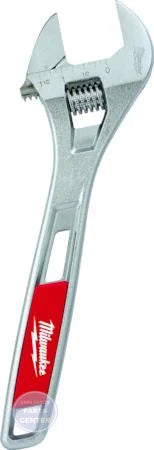 [Brand] 10" Adjustable Wrench 48-22-7410 - Main view showing parallel jaw design for [specific models]