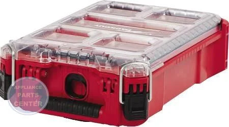 [Milwaukee] PACKOUT™ Compact Organizer 48-22-8435 - Main view showing 5 removable bins for organizing accessories