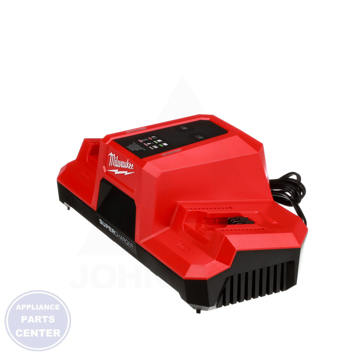M18™ Dual Bay Simultaneous Super Charger 48-59-1815 - Detailed view of adaptive simultaneous charging feature