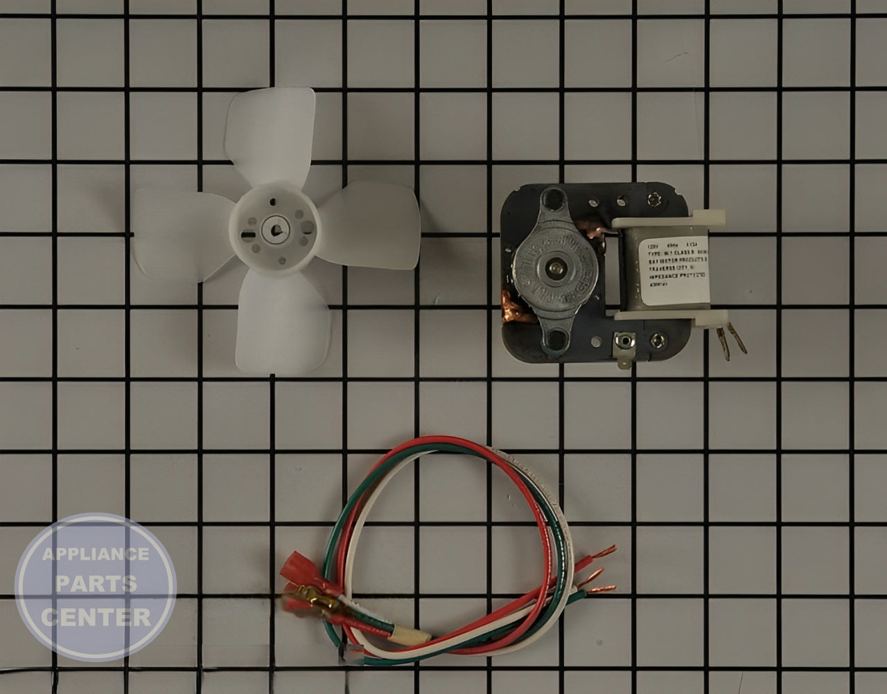 WHIRLPOOL REFRIGERATOR EVAPORATOR FAN MOTOR KIT 482469 - Main view showing efficient cooling for specific models