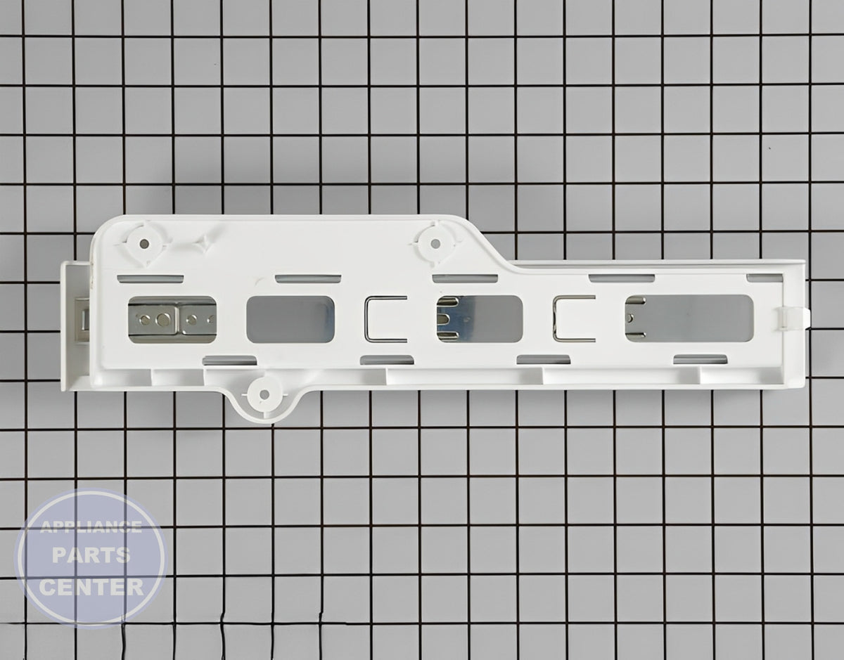 LG REFRIGERATOR RIGHT HAND DRAWER RAIL GUIDE ASSEMBLY 4975JJ2028C - Detailed view of durable construction for long-lasting performance