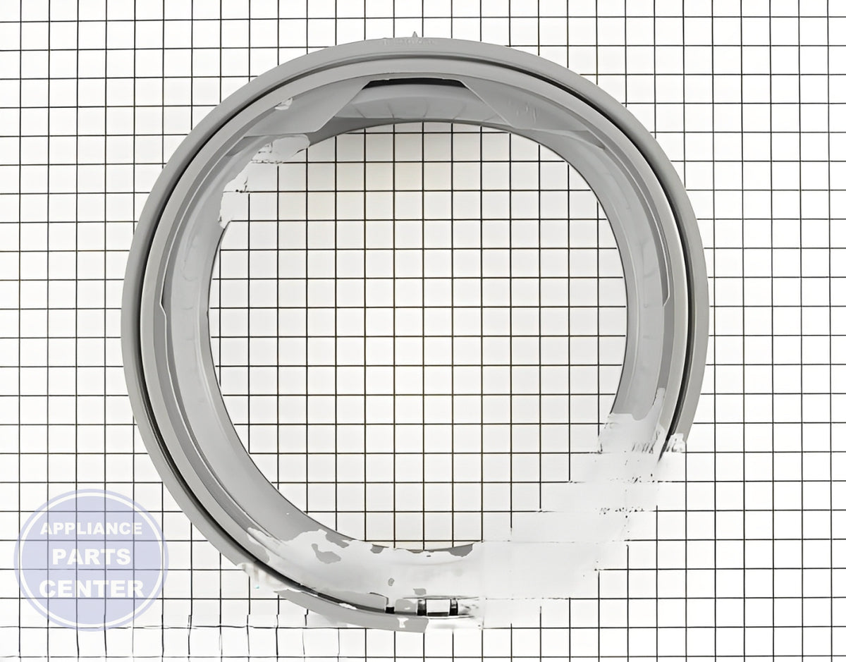 LG WASHER DOOR BOOT GASKET WITHOUT DRAIN HOLE 4986ER0004B - Detailed view of high-quality sealing material