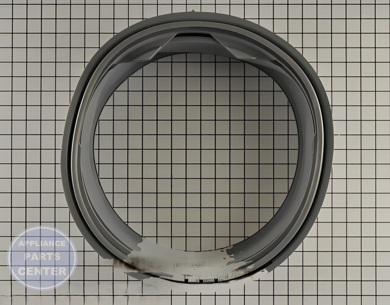 LG Washer Door Boot Gasket 4986ER0004F - Main view showing watertight feature for LG 4986ER0004J