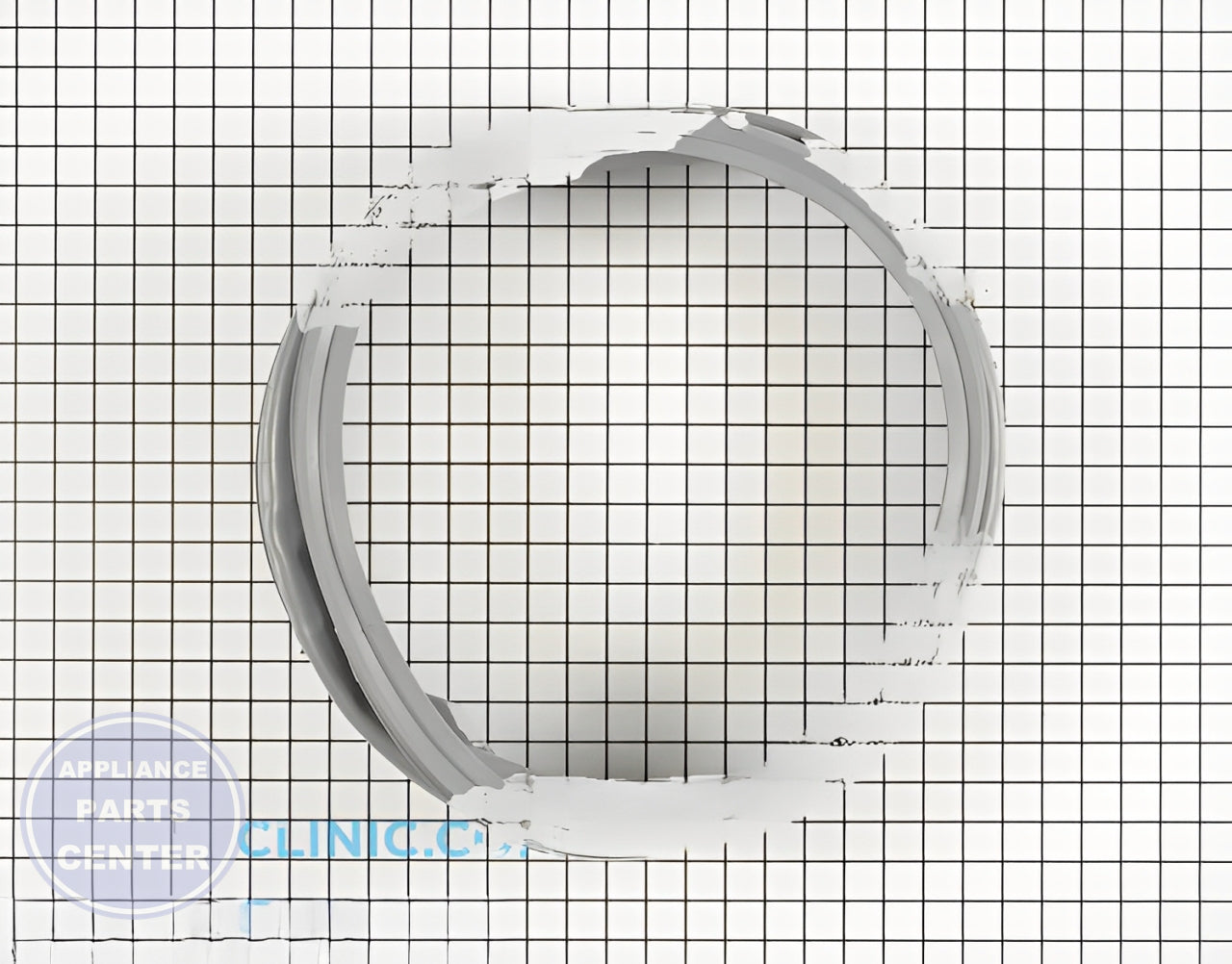 LG WASHER DOOR BOOT GASKET SEAL WITH DRAIN HOLE 4986ER0004G - Main view showing watertight seal for LG Washing Machines