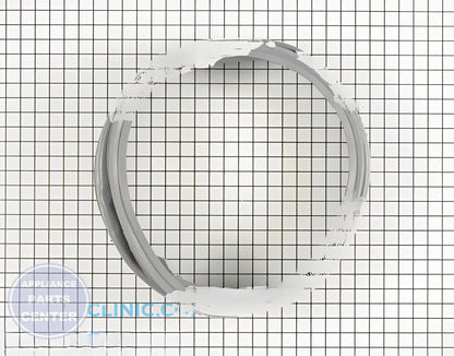 LG WASHER DOOR BOOT GASKET SEAL WITH DRAIN HOLE 4986ER0004G - Main view showing watertight seal for LG Washing Machines