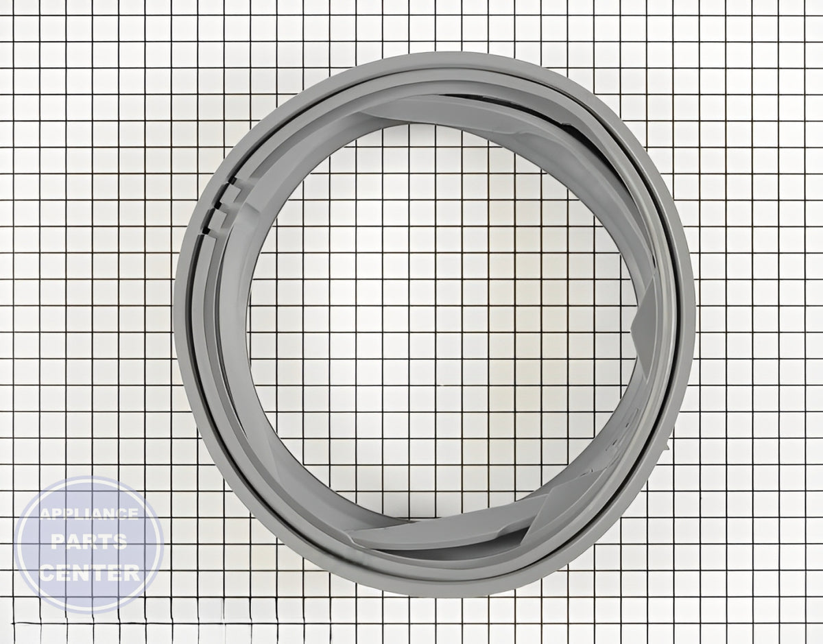 LG WASHER DOOR BOOT GASKET SEAL WITH DRAIN HOLE 4986ER0004G - Detailed view of high-quality technical details