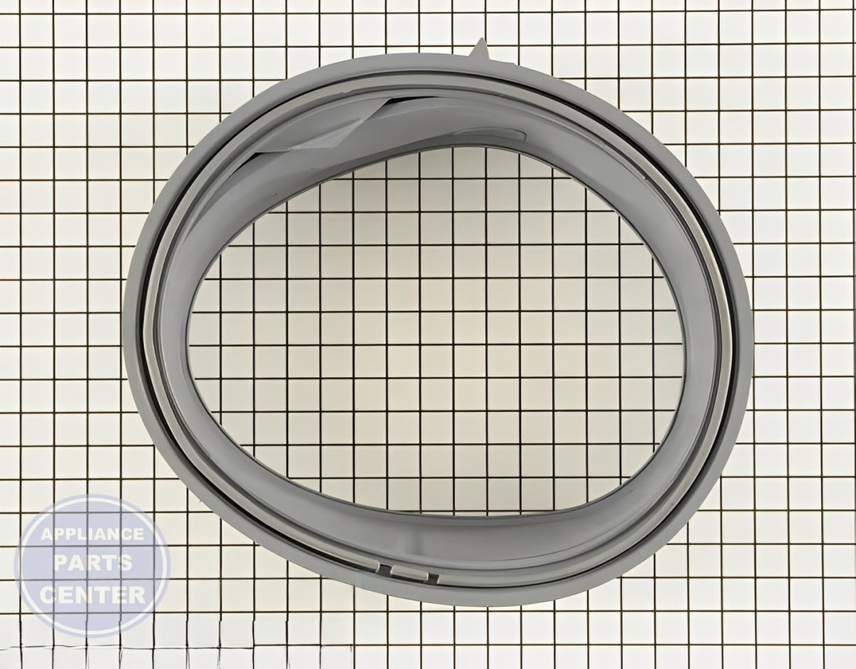 LG WASHER DOOR BOOT GASKET SEAL 4986ER0006F - Detailed view of the durable rubber material