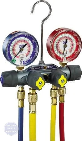 R22/R404A/R410A Manifold 49967 - Main view showing 4-valve design for H85-554 series