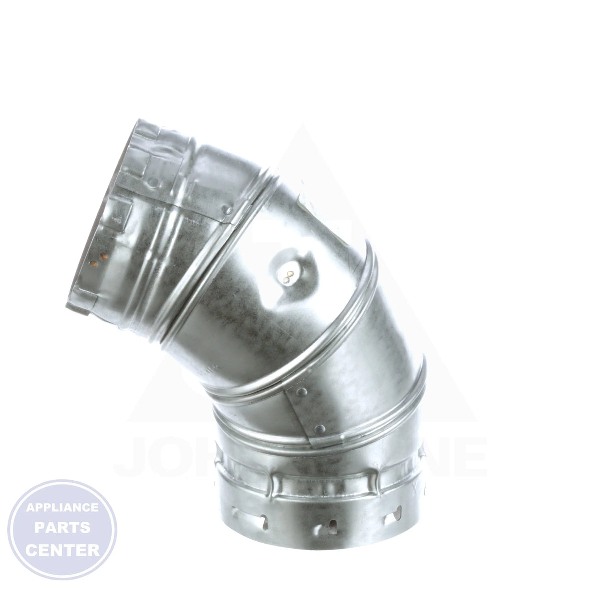 4" B-Vent Round Adjustable 90 Degree Elbow 4EAL - Side view with 4" measurements