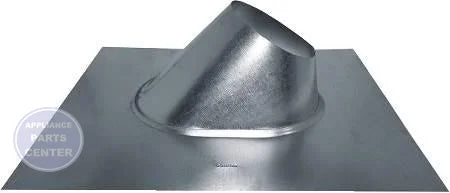 [Brand] 4" B-Vent Round Flashing Flat - 5/12 - Main view showing secure vent penetration for [specific models]