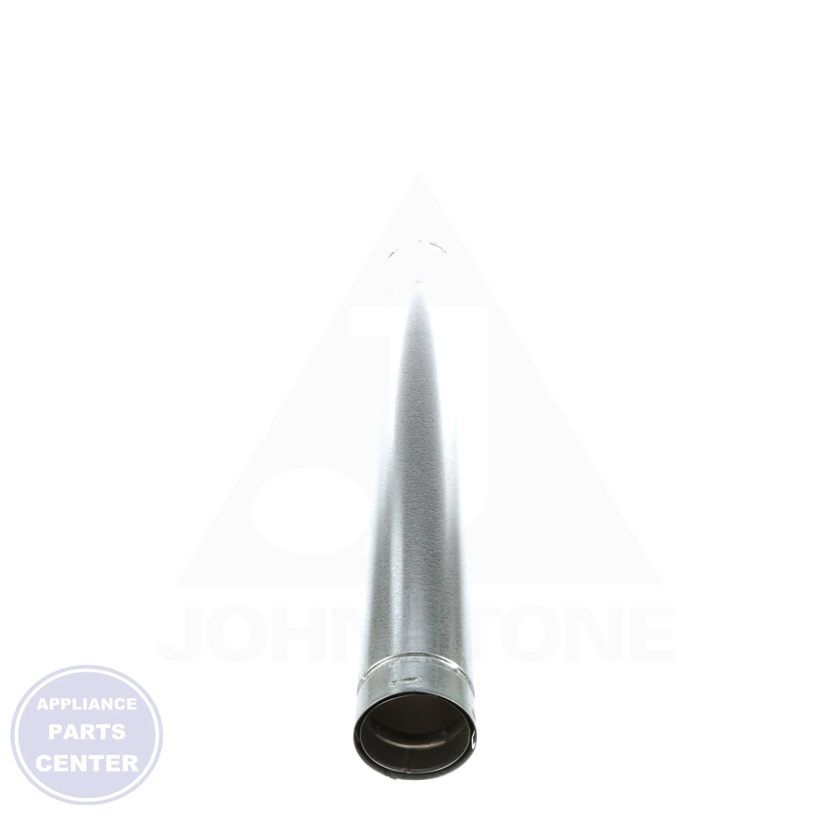 B-Vent Pipe 4M3 - Detailed view of aluminum flue with galvanized casing