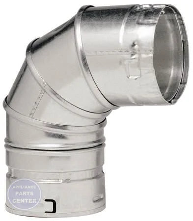 B-Vent 90 Elbow 4M90 - Main view showing 90° bend for L88-135 and L89-678 models
