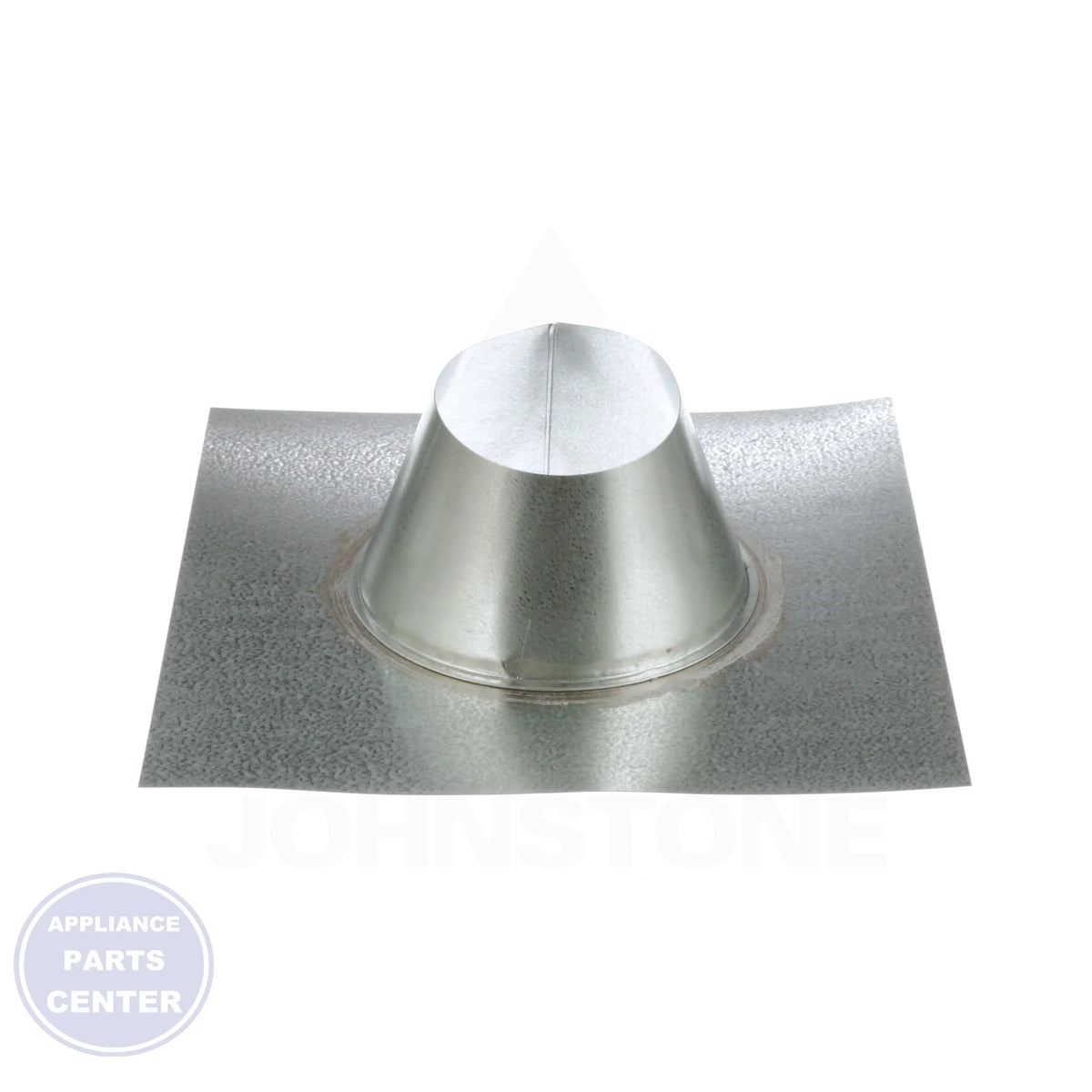 4" B-Vent Adjustable Flashing 4MF - Side view with flat 5/12 roof pitch specs