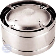 L88-093 4" B-Vent High Wind Cap 4RWW - Main view showing 360° turning radius for enhanced security
