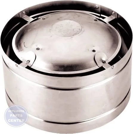 L88-093 4" B-Vent High Wind Cap 4RWW - Main view showing 360° turning radius for enhanced security