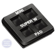 Mason Super W R3X3X3/4SW MOUNTING PAD - Main view showing superior isolation for R55-603 models