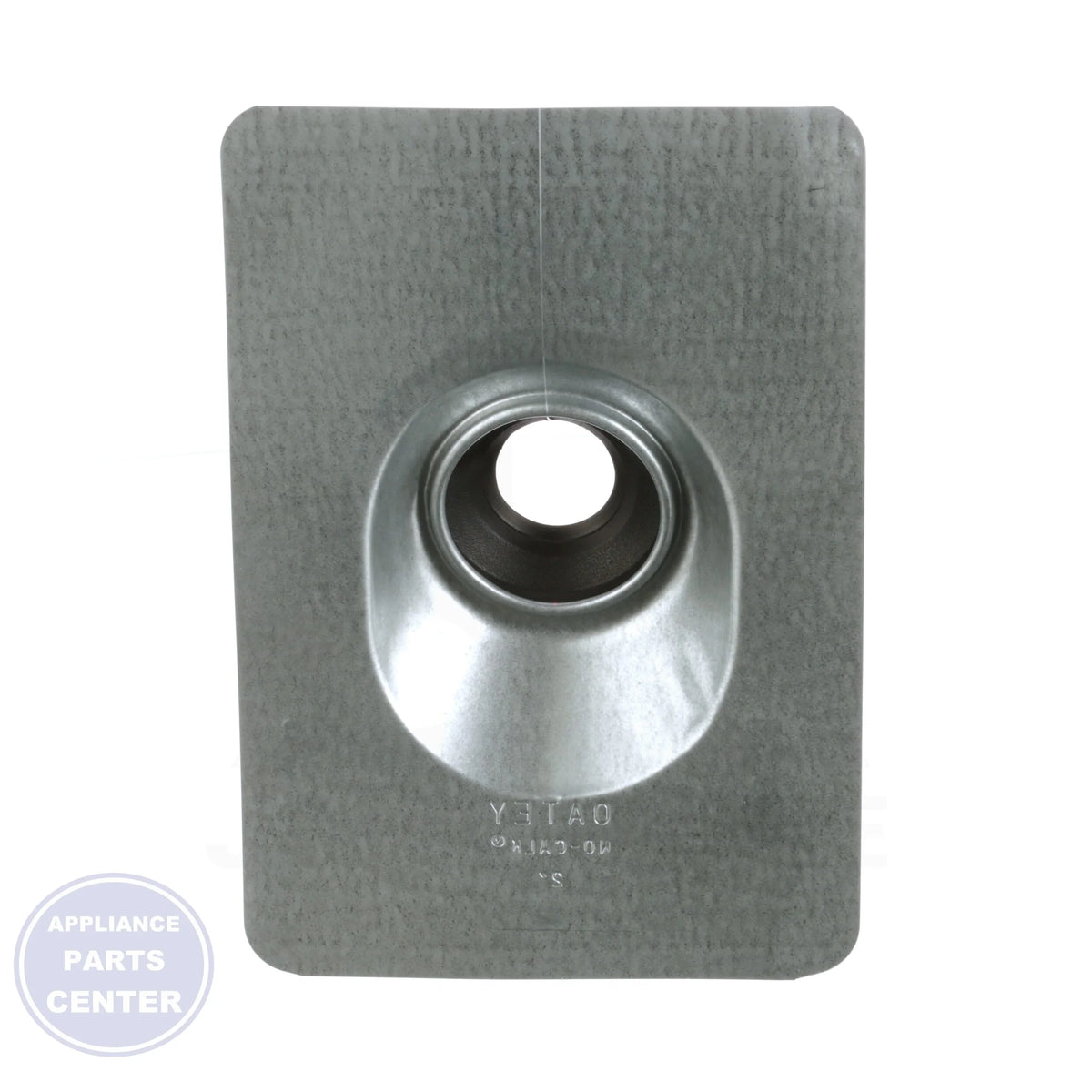 2" Galvanized Roof Flashing 5-11853 - Side view with 28 gauge specs