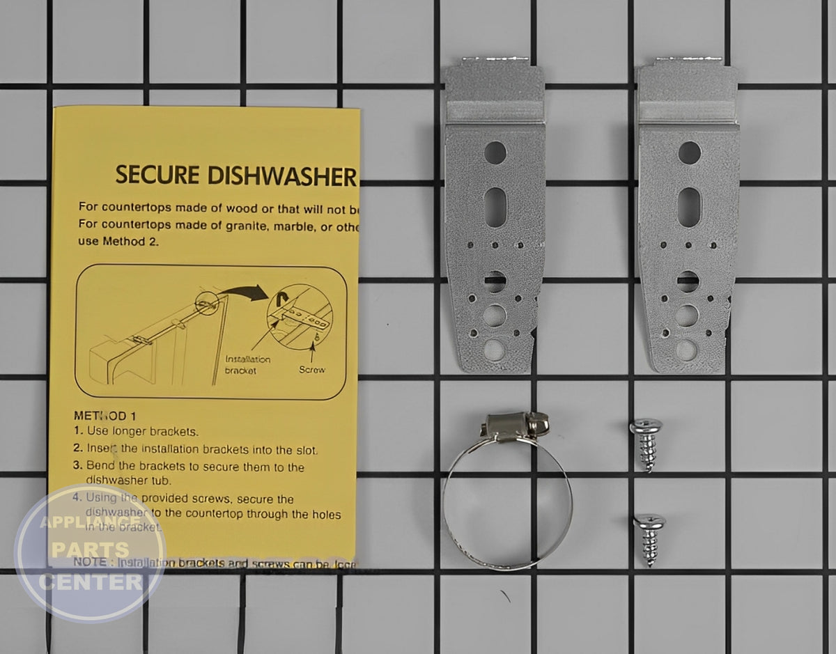 LG DISHWASHER MOUNTING BRACKET KIT 5001DD4001B - Detailed view of sturdy construction