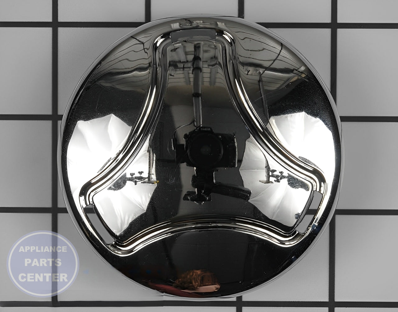 LG WASHER CHROME PULSATOR CAP 5006EA3009B - Main view showing efficient agitating for LG washing machines