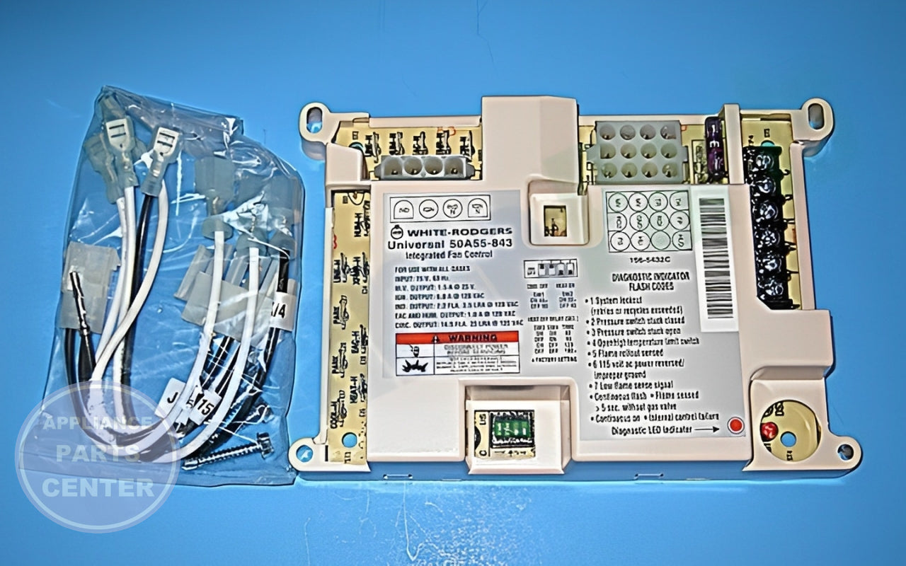 WHITE-RODGERS CONTROL BOARD 50A55-843 - Detailed view of power control features