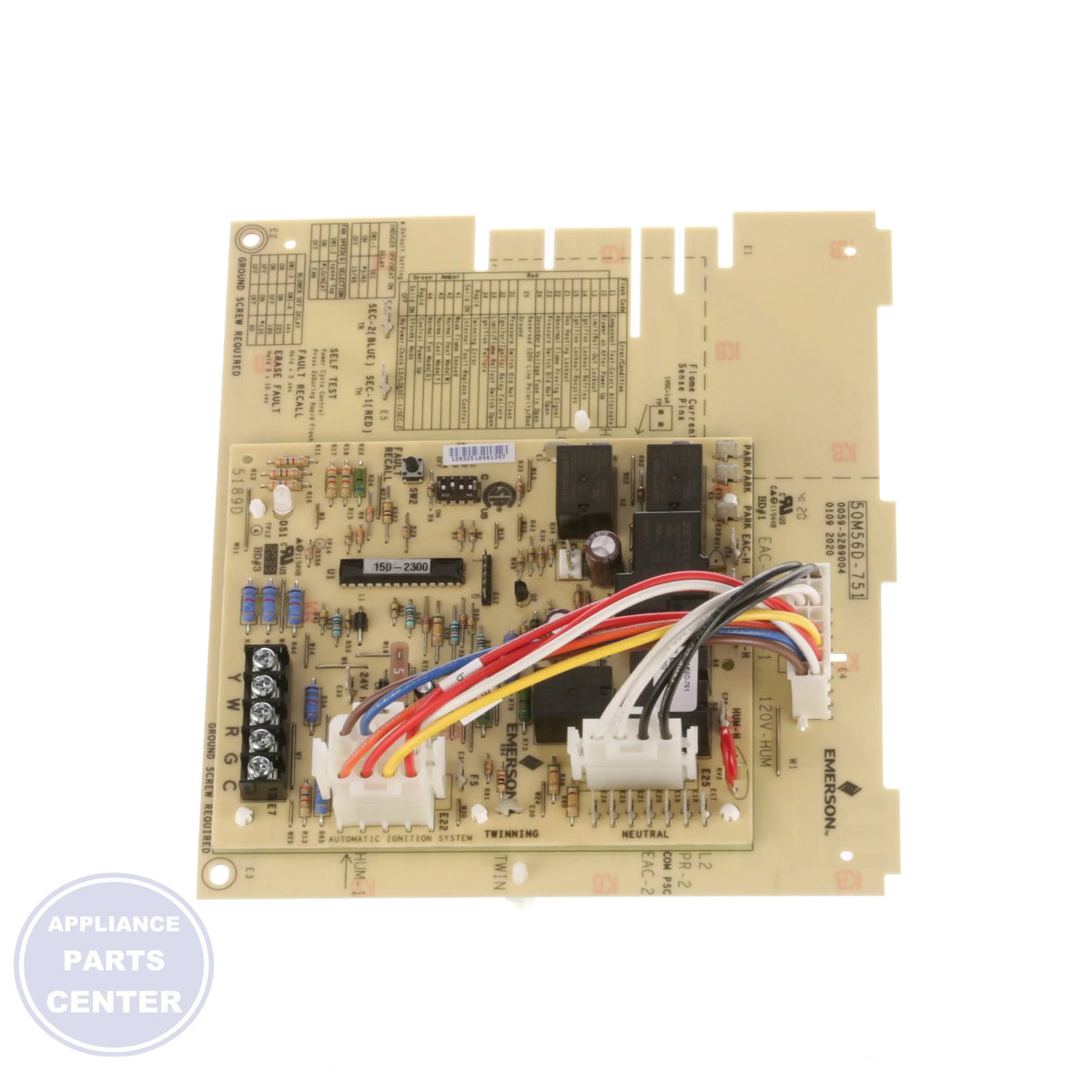 Integrated Single Stage Hot Surface Ignition Control Kit 50M56D-751 - Detailed view of ignition control features