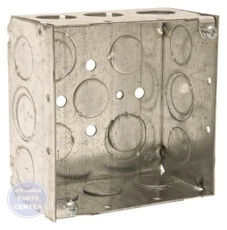 Electrical Outlet Box 52171-S - Main view showing 1/2" & 3/4" KO's for G31-305