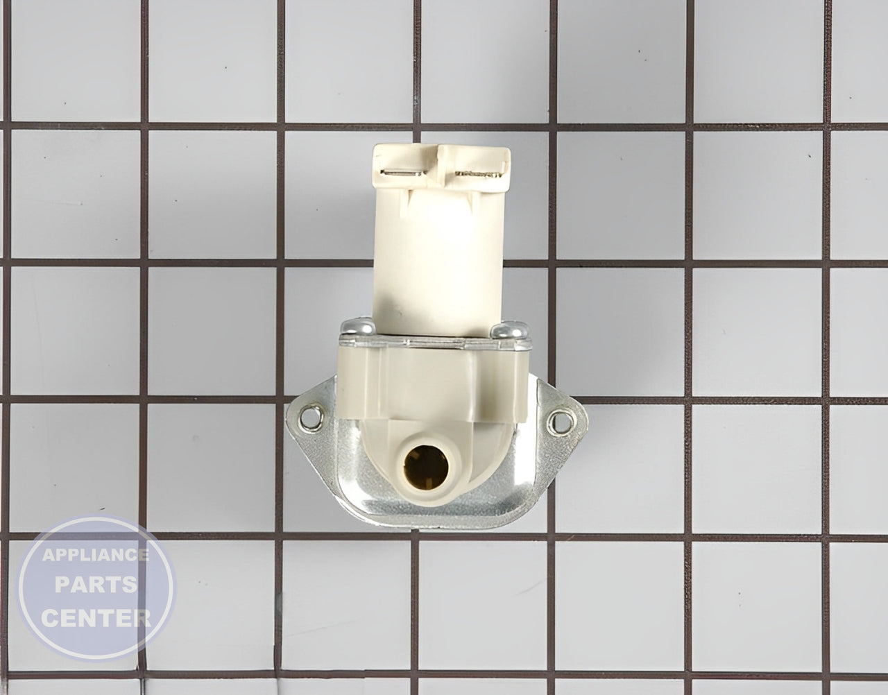 LG WASHER HOT WATER INLET VALVE 5220FR2006H - Side view displaying specific measurements