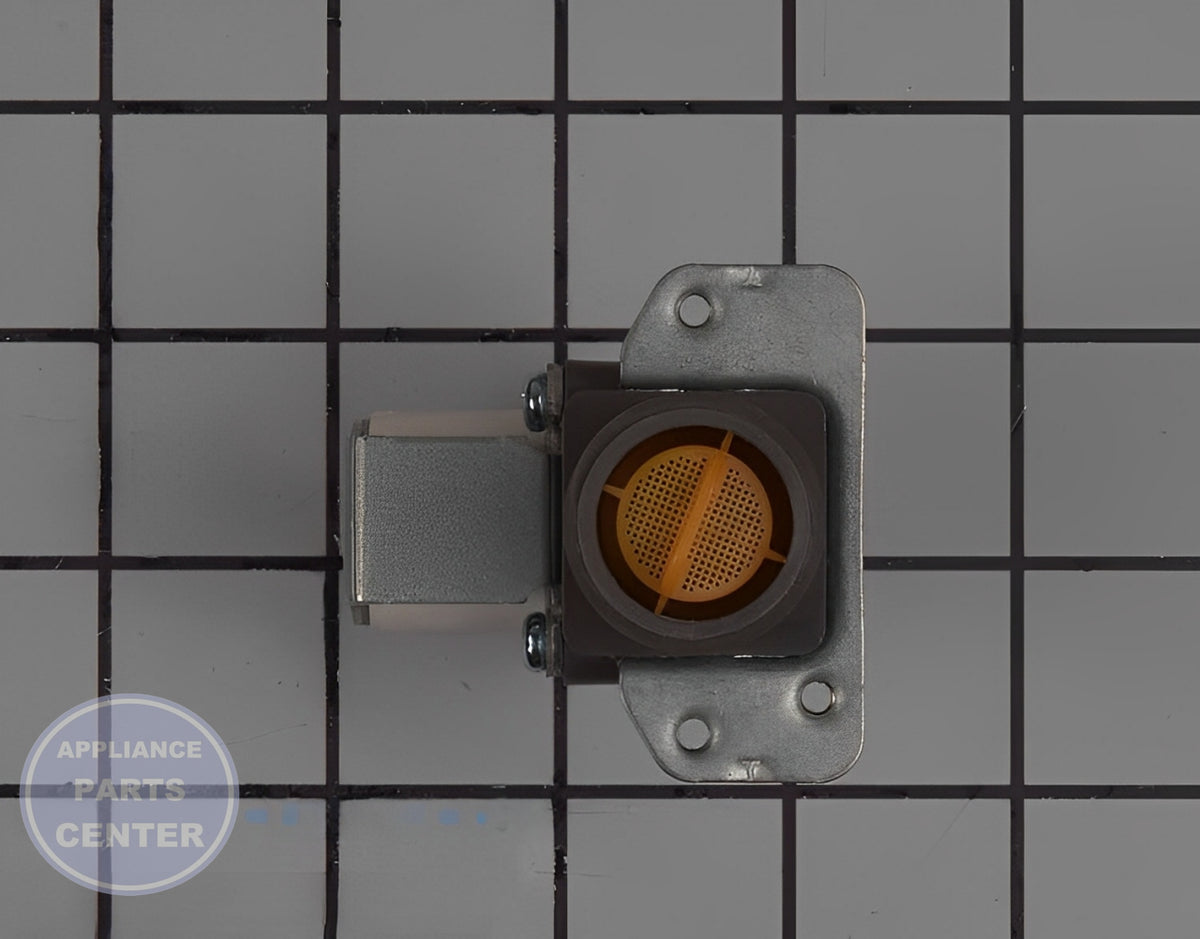 LG WASHER INLET VALVE ASSEMBLY 5220FR2006W - Installation in specific model showing key mounting points
